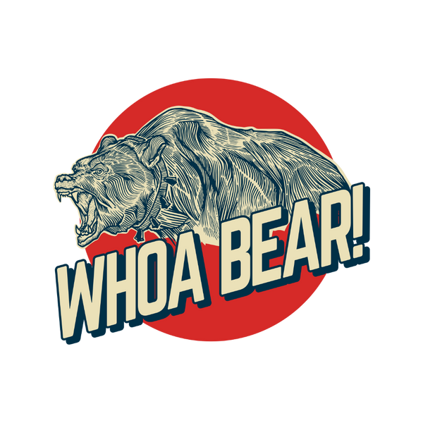 Whoa Bear! Bear Bike Bell logo
